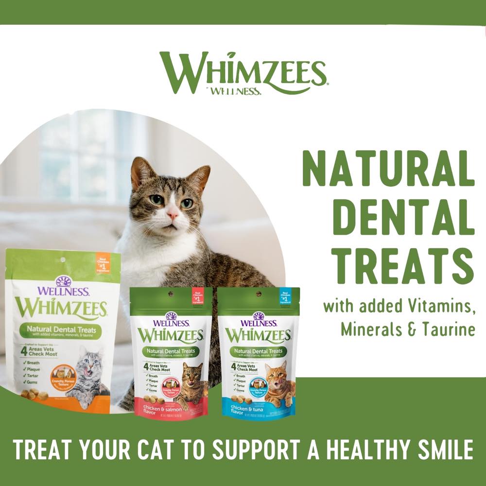 Whimzees Chicken & Salmon Flavour Dental Cat Treats