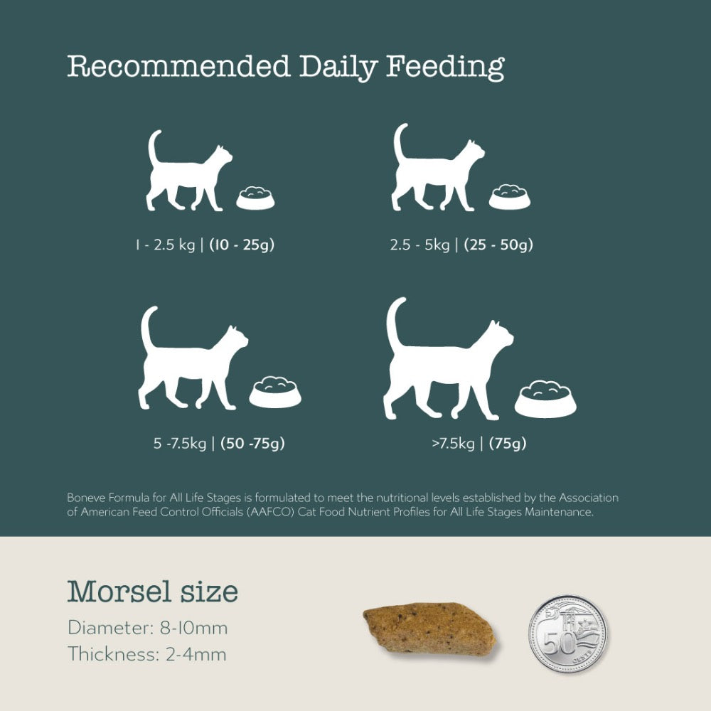 20% OFF: Boneve Beef & Chicken Digestive & Immune Support Grain-Free Freeze-Dried Raw Cat Food