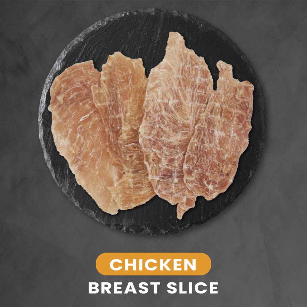 15% OFF (Exp Jan26): Singapaw Deli Chew Chicken Breast Slice Dog Treats 100g