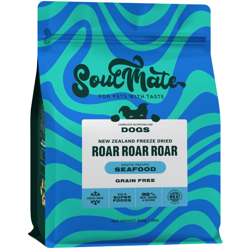 35% OFF (Exp Aug25): SoulMate Roar Roar Roar New Zealand Seafood Grain Free Freeze Dried Dog Food