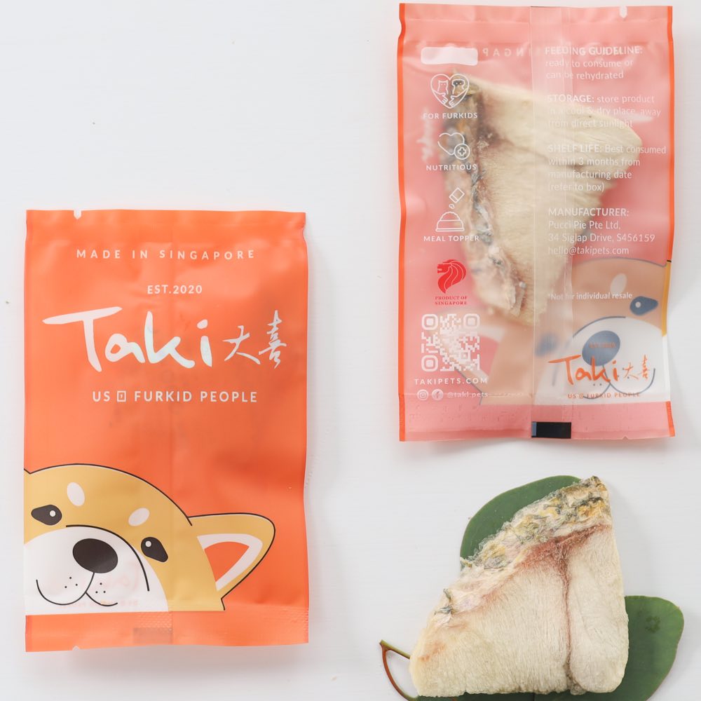 Taki Barramundi Fish Freeze-Dried Treat For Cats & Dogs (1 Packet) 7g